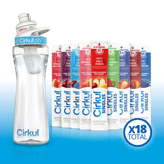 22oz. Plastic Bottle & GoSip® Black Cherry X1